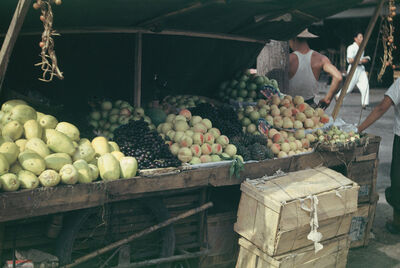a fruit market