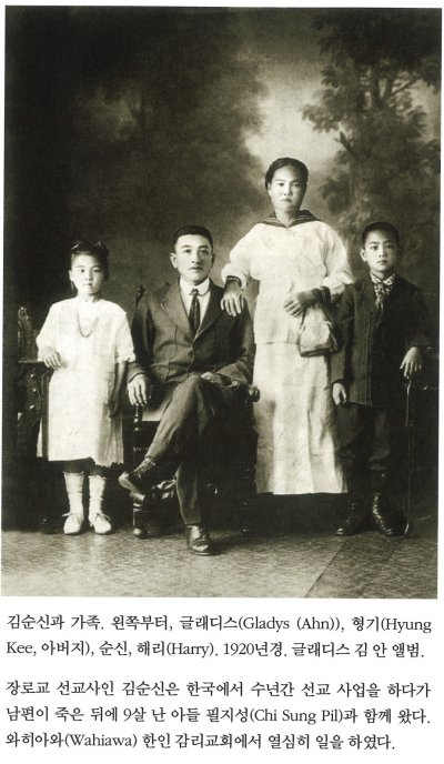 김순신과 가족.